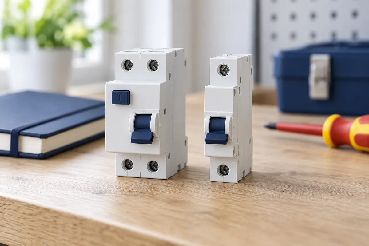 Appareils différentiels modulaires destinés à un tableau électrique