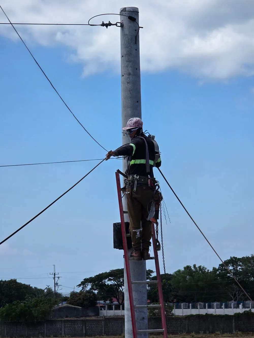 Maintenance d’un réseau électrique extérieur